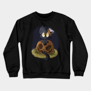 Halloween Cat Crewneck Sweatshirt